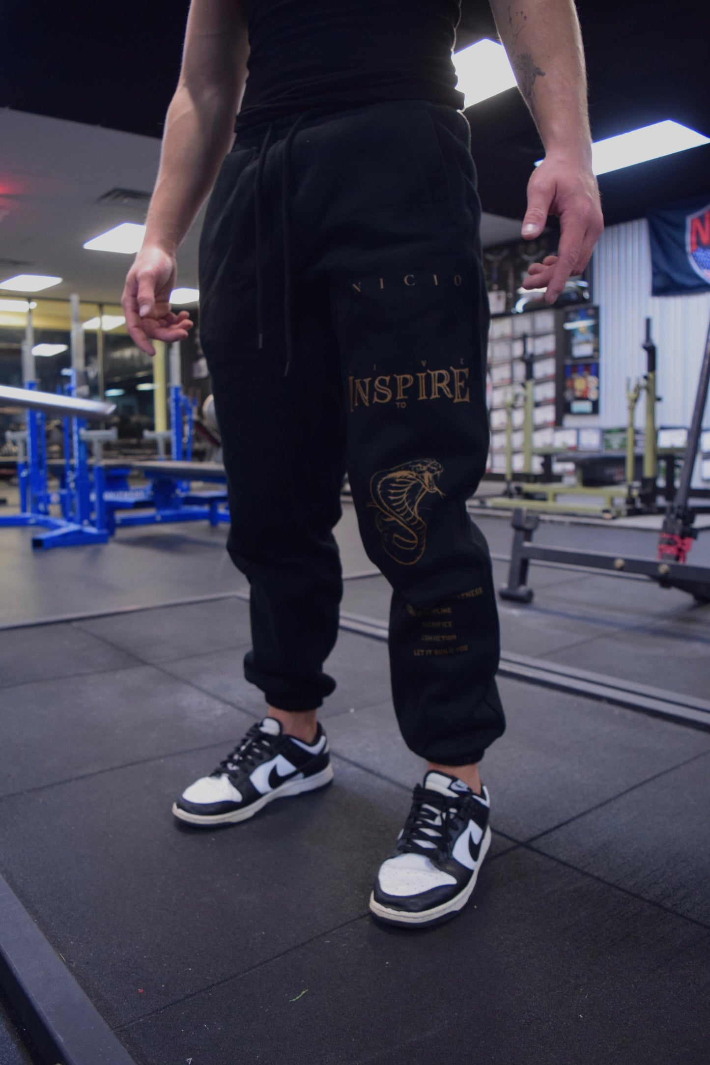 LIVE TO INSPIRE - Joggers Gold