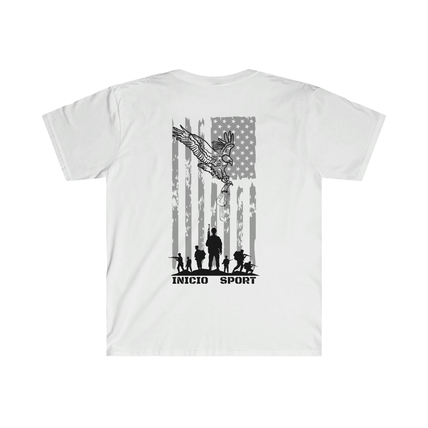 IN GOD WE TRUST MILITARY Fitted Tee - American Hero's Line Up